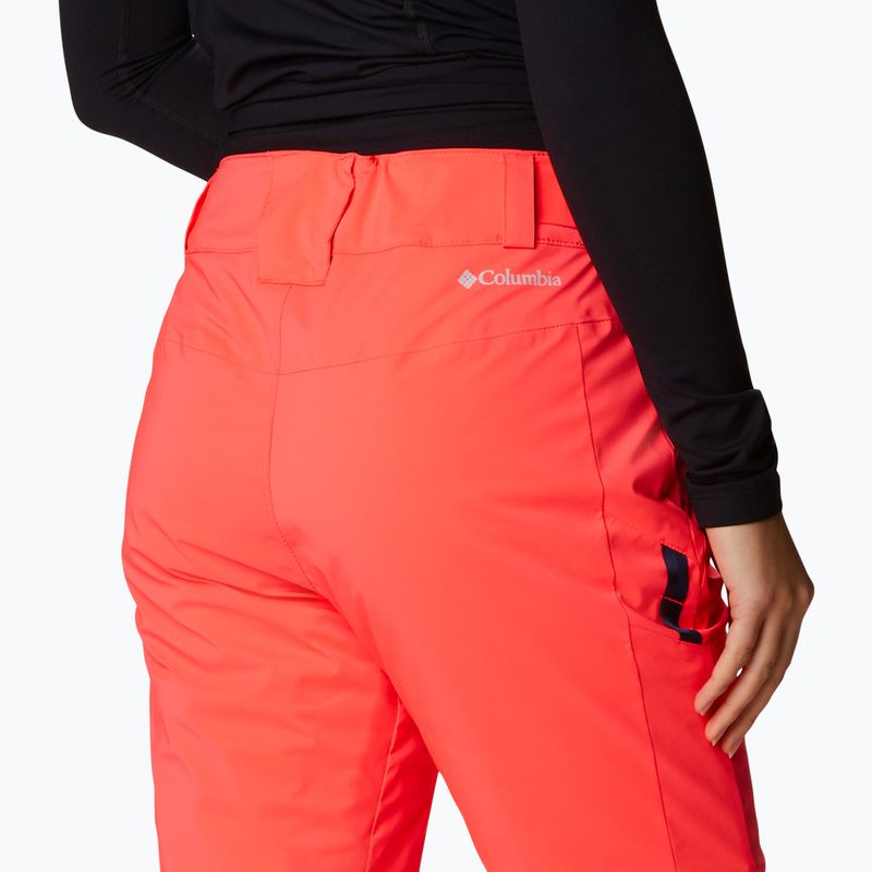 Dámské lyžařské kalhoty Columbia Backslope II Insulated oranžové 1985371 7
