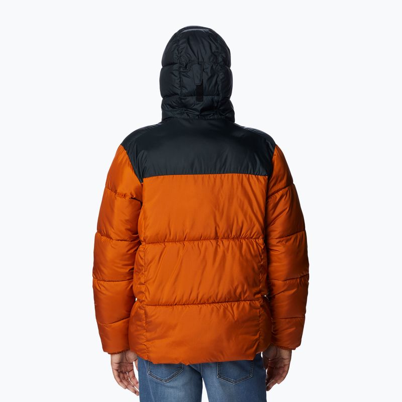Pánská péřová bunda Columbia Puffect s kapucí Orange 2008413 2