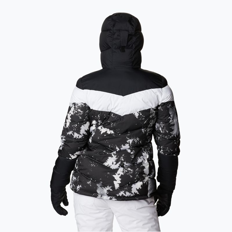 Columbia Abbott Peak Insulated dámská lyžařská bunda černobílá 1909971 3