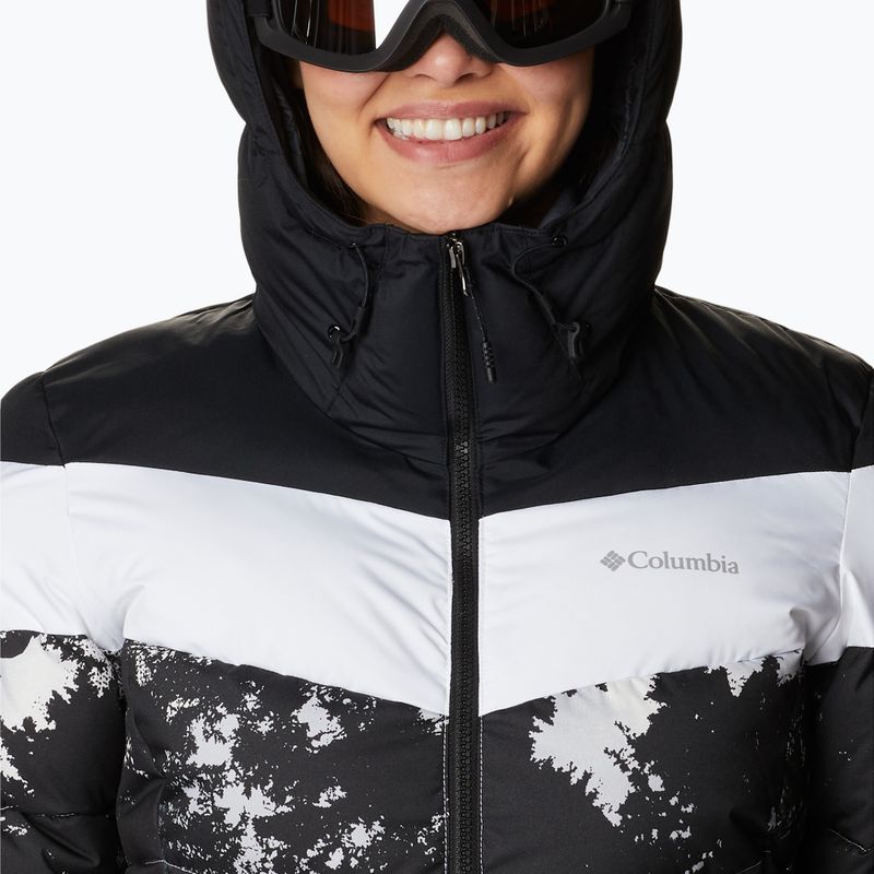 Columbia Abbott Peak Insulated dámská lyžařská bunda černobílá 1909971 4