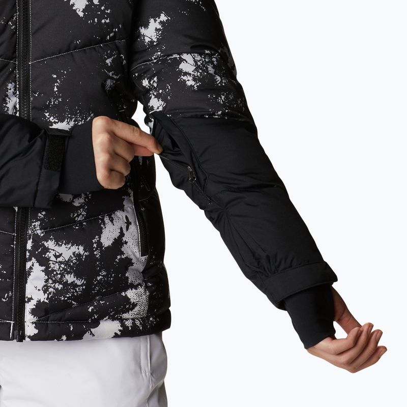 Columbia Abbott Peak Insulated dámská lyžařská bunda černobílá 1909971 6