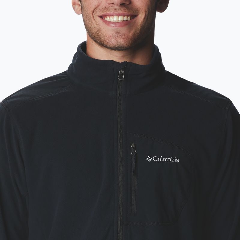 Pánská trekingová mikina Columbia Klamath Range Full Zip černá 2013604 4