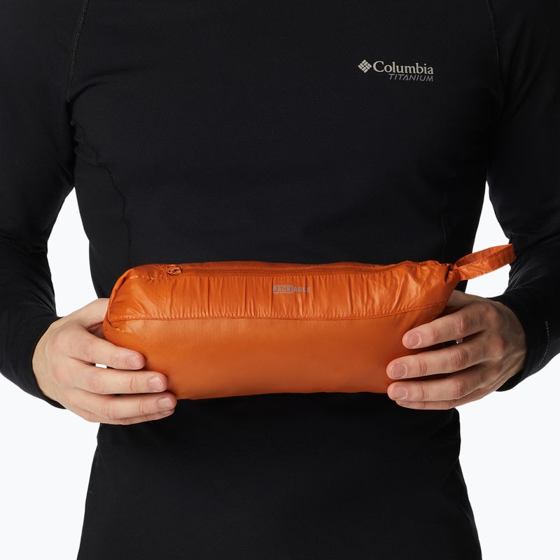 Pánská péřová bunda Columbia Platinum Peak Hooded černo-oranžová 2008611 6