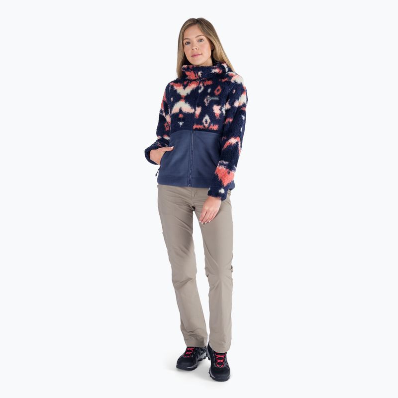 Dámská fleecová mikina Columbia Winter Pass Sherpa Hooded navy blue 2013293 7