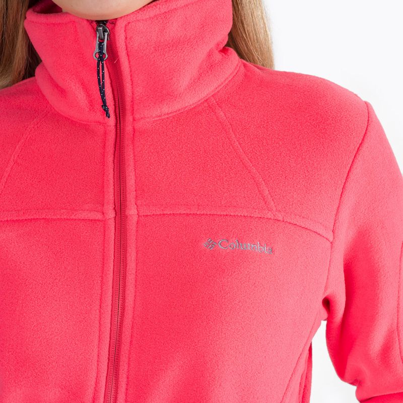 Dámská fleece mikina Columbia Fast Trek II růžová 1465351 5