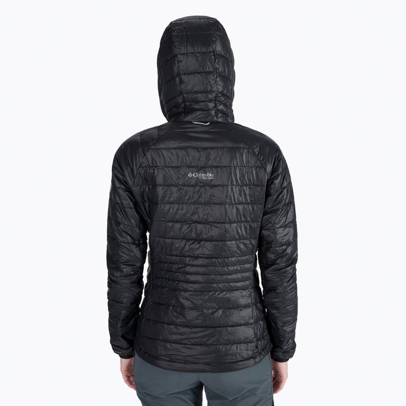 Dámská péřová bunda Columbia Platinum Peak Hooded černá 2008341 4