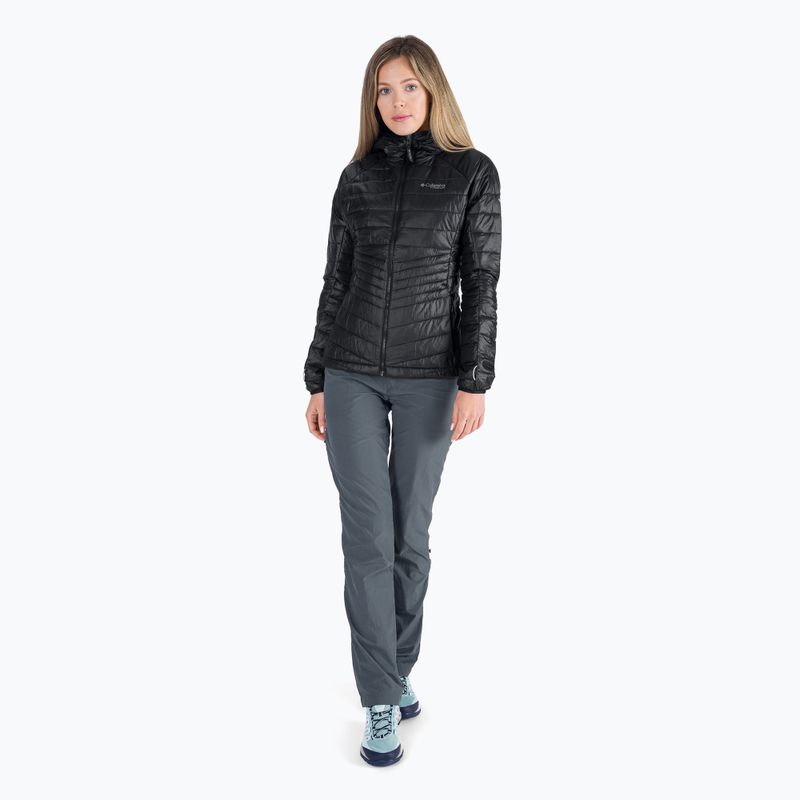 Dámská péřová bunda Columbia Platinum Peak Hooded černá 2008341 7