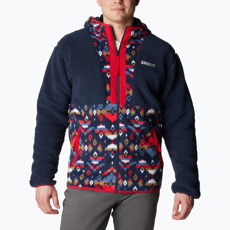 Columbia pánská fleecová mikina Backbowl Sherpa navy blue 1952403