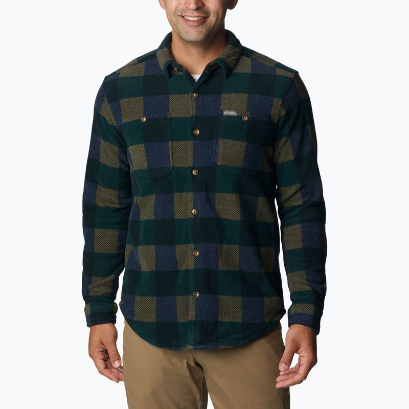 Columbia Flare Gun Fleece pánské tričko green/green 1866624