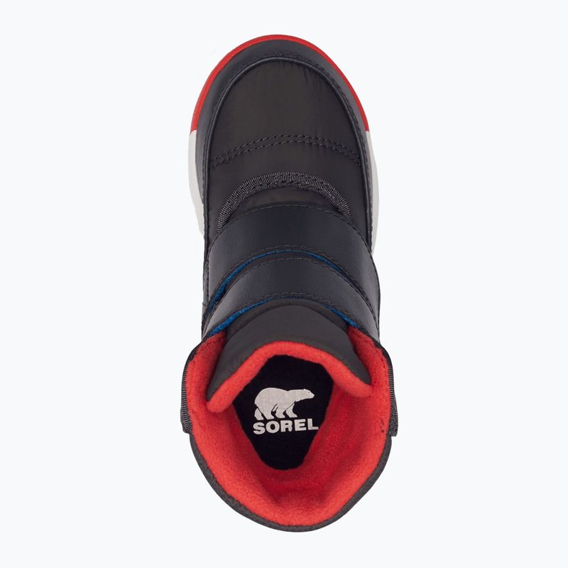 Dětské trekové boty Sorel Whitney II Strap Wp jet/poppy red 11