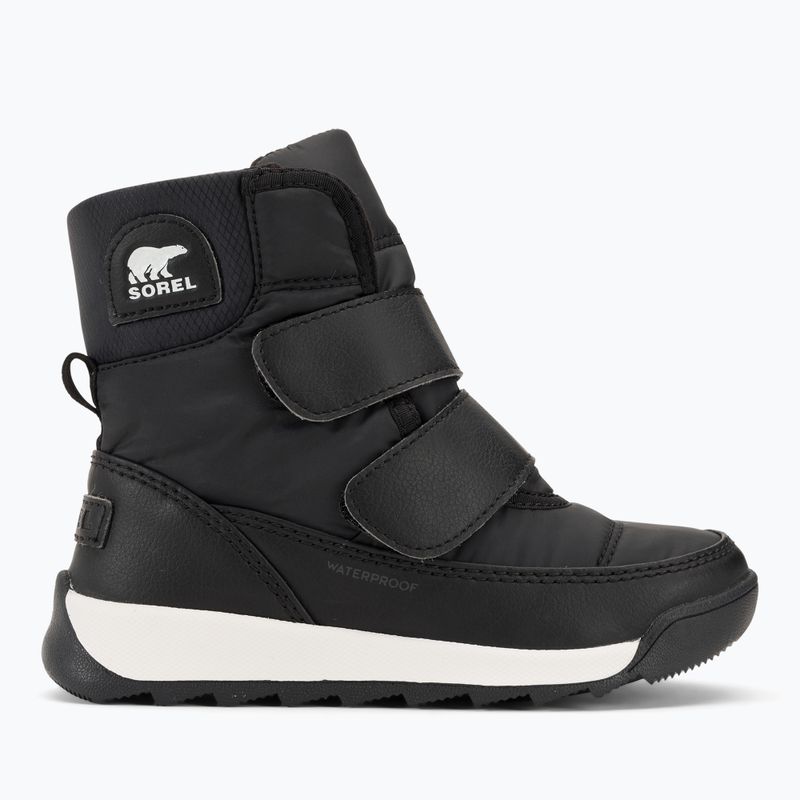 Juniorské sněhule Sorel Whitney II Strap WP black/sea salt 2