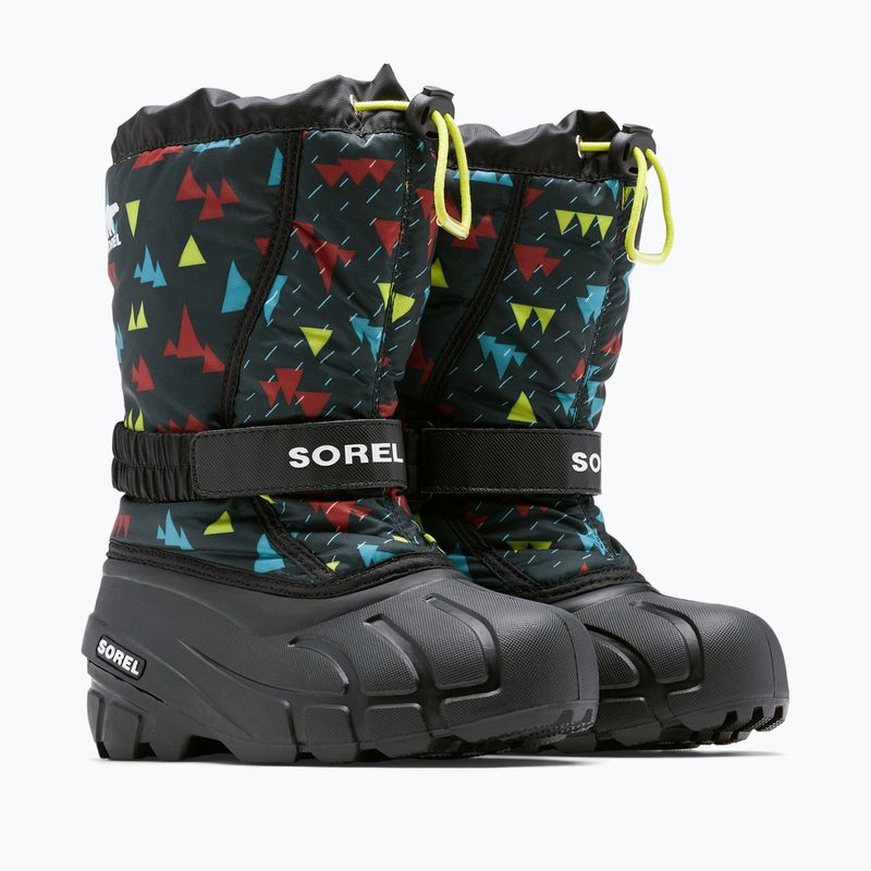 Dětské trekové boty Sorel Flurry Print Boys black/black 7