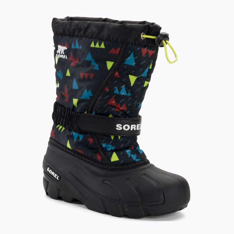 Dětské trekové boty Sorel Flurry Print Boys black/black