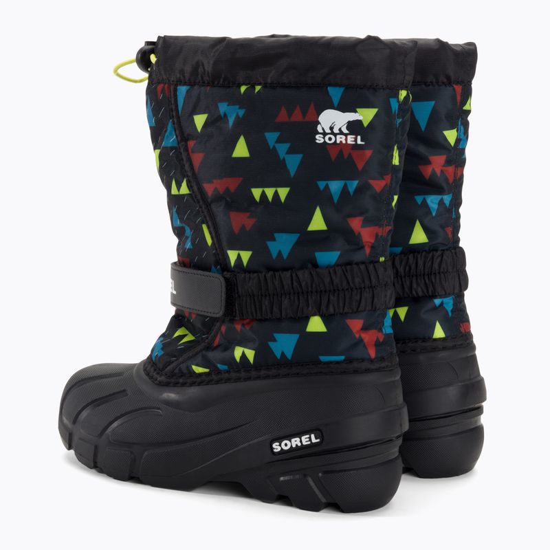Dětské trekové boty Sorel Flurry Print Boys black/black 3