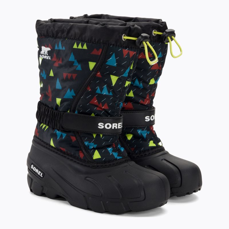 Dětské trekové boty Sorel Flurry Print Boys black/black 4