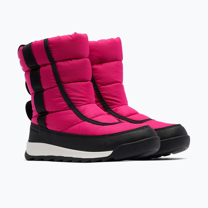 Sorel Outh Whitney II Puffy Mid dětské sněhule cactus pink/black 7