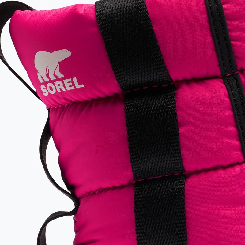 Juniorské sněhule Sorel Outh Whitney II Puffy Mid cactus pink/black 13