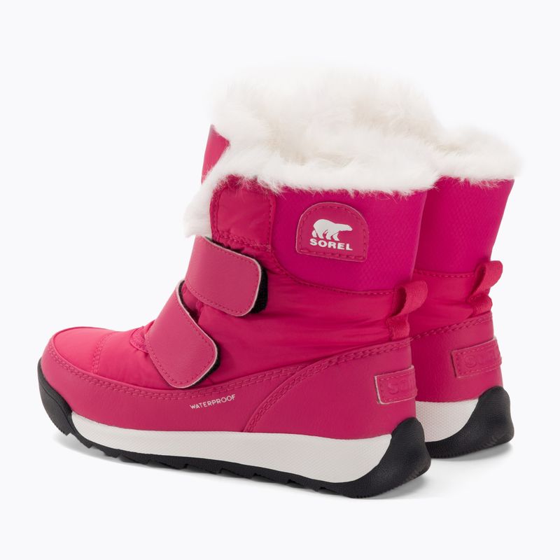Dětské trekové boty Sorel Whitney II Strap Wp cactus pink/black 3