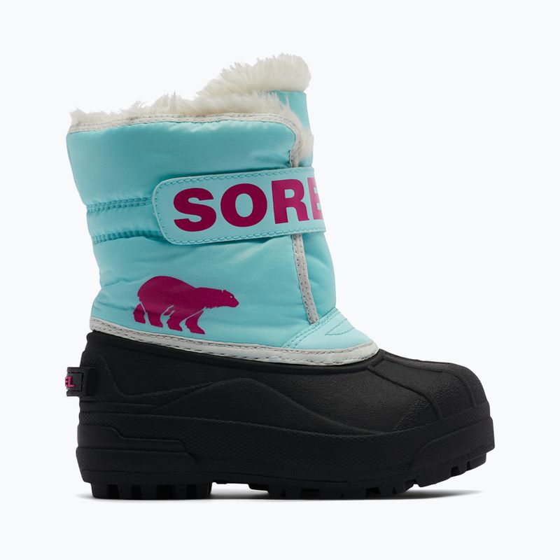 Dětské sněhule Sorel Snow Commander ocean surf/cactus pink 8