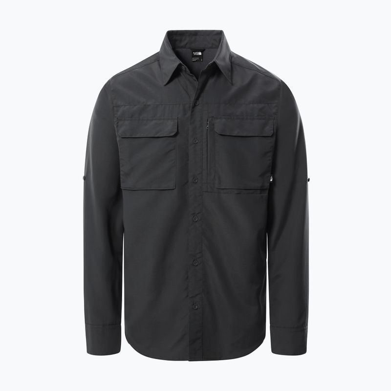 Pánská turistická košile The North Face Sequoia LS šedá NF0A4T180C51
