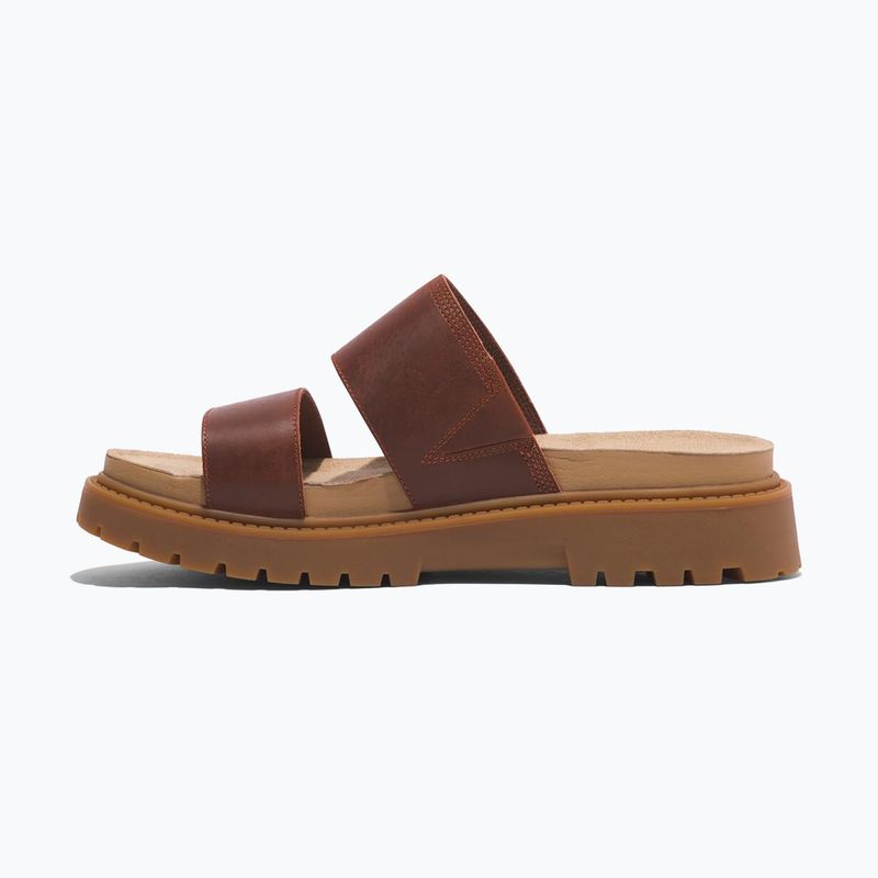 Dámské pantofle Timberland Clairemont Way  dark red full grain 10