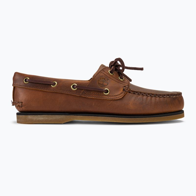 Pánské jachtařské boty  Timberland Classic Boat Shoe medium brown full grain 2