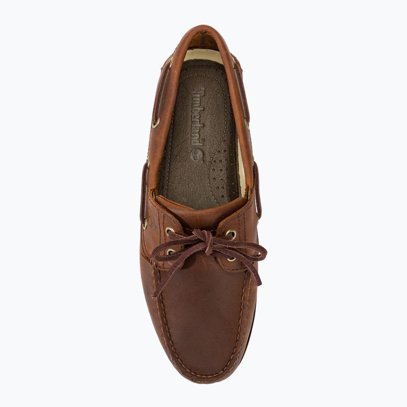 Pánské jachtařské boty  Timberland Classic Boat Shoe medium brown full grain 5