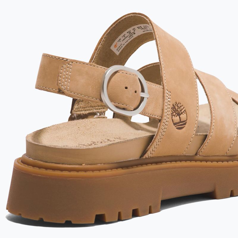 Dámské sandály Timberland Clairemont Way medium beige nubuk 8
