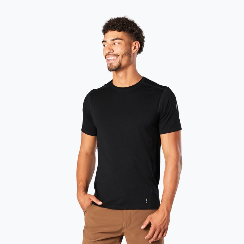 Pánské termo tričko Smartwool Merino 150 Baselayer Short Sleeve Boxed černé 00745-001-S