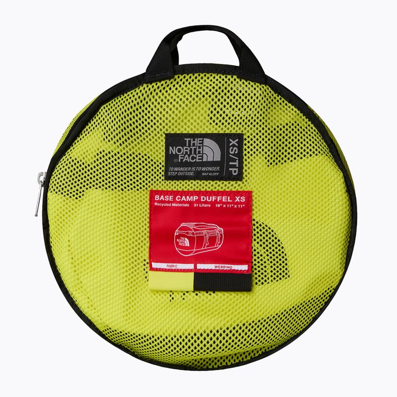 Cestovní taška  The North Face Base Camp Duffel XS 31 l sulphur spring green/tnf black 3