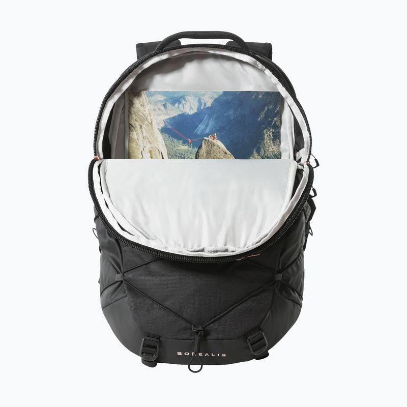 Dámský turistický batoh The North Face Borealis 27 l black heather/burnt coral metallic 4