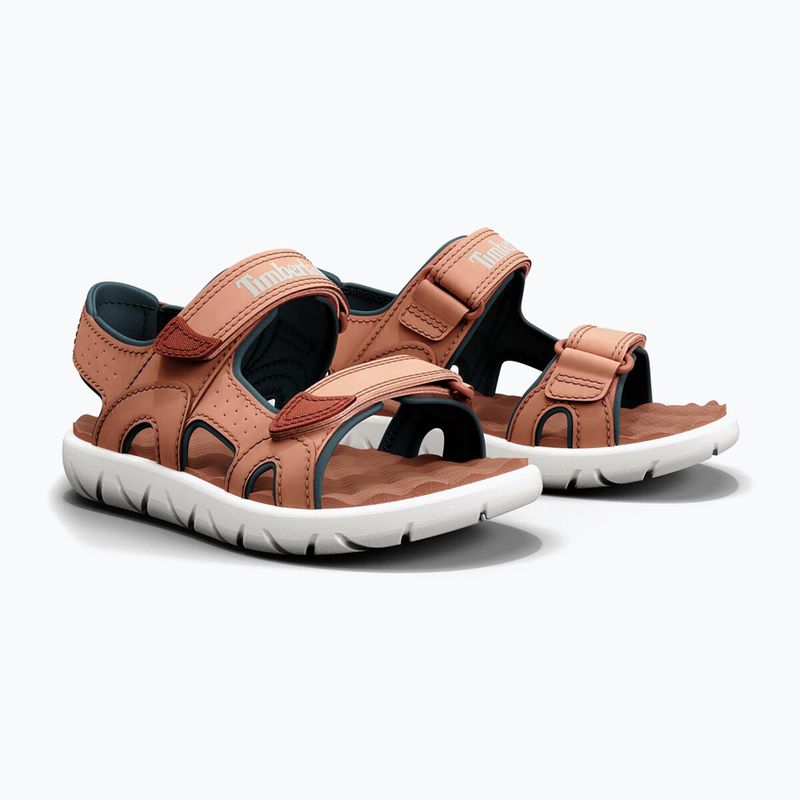 Dětské sandály Timberland Perkins Row 2 Strap light orange 11
