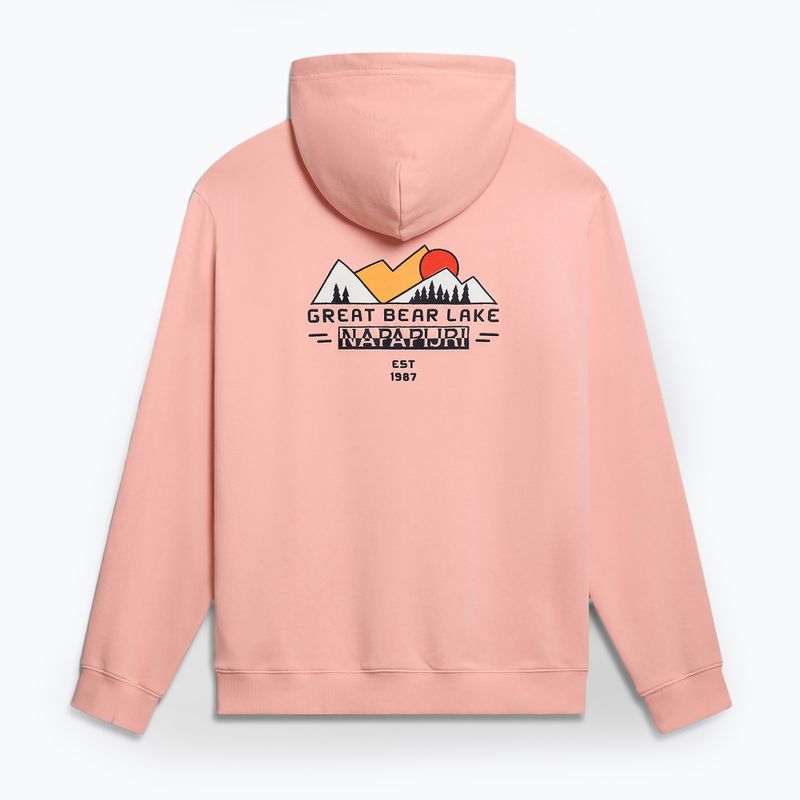 Pánská mikina  Napapijri B-Boyd H pink salmon 12
