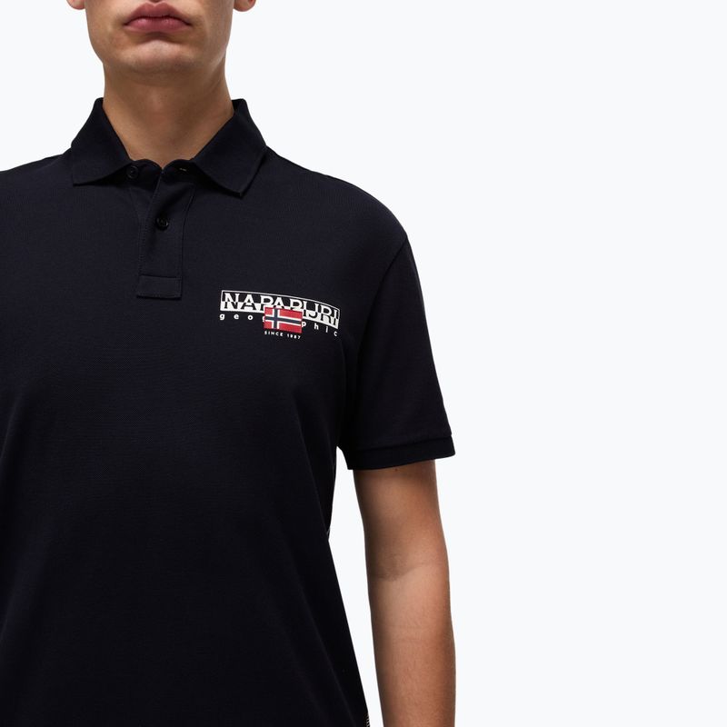 Pánské polo tričko  Napapijri E-Aylmer black 041 4