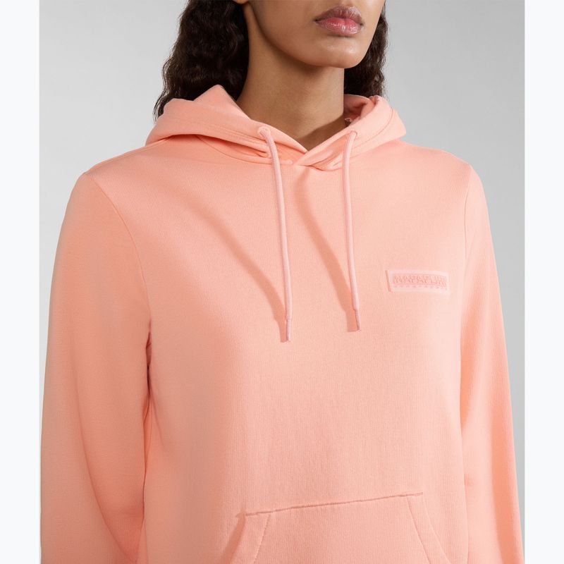 Dámská mikina Napapijri B-Iaato H pink salmon 4