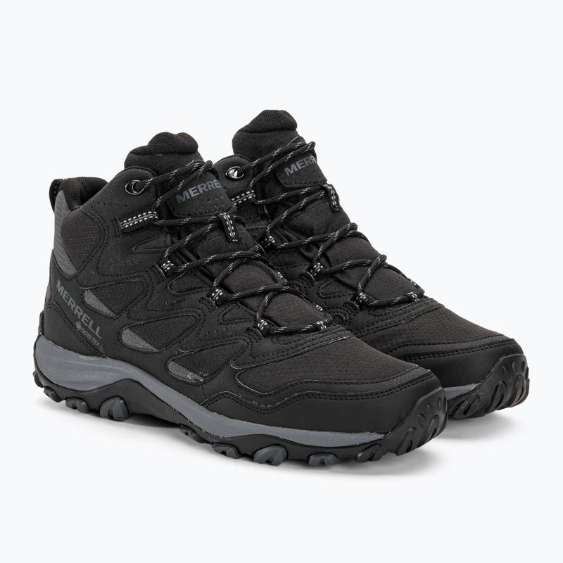 Pánské turistické boty Merrell West Rim Sport Mid GTX black 4