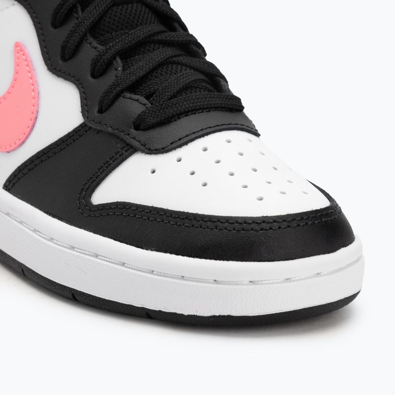 Dětské boty Nike Court Borough Mid 2 black/sunset pulse/white 7