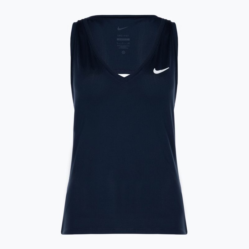 Dámské tenisové tílko Nike Court Dri-Fit Victory Tank obsidian/white/white