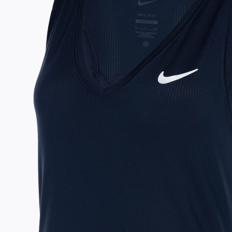 Dámské tenisové tílko Nike Court Dri-Fit Victory Tank obsidian/white/white 3