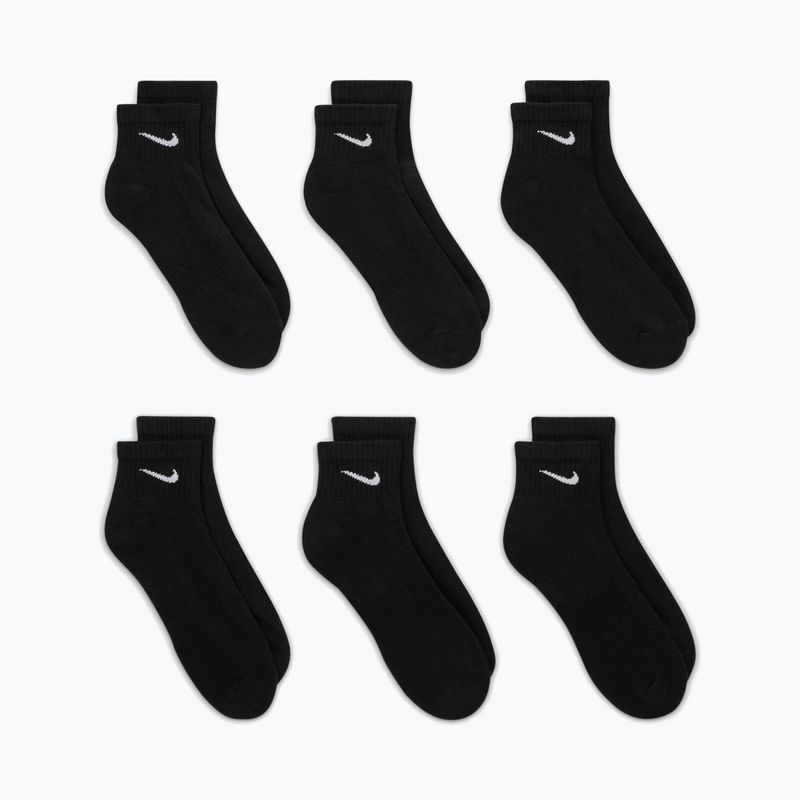 Ponožky Nike Everyday Cushioned 6 par black/white 4