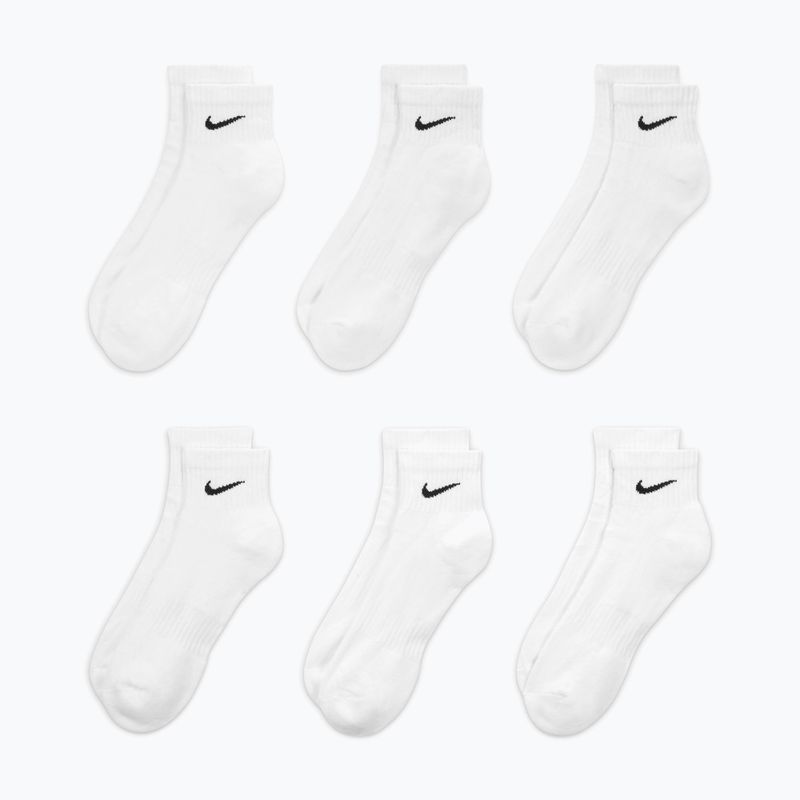 Ponožky Nike Everyday Cushioned 6 párů white/black 3