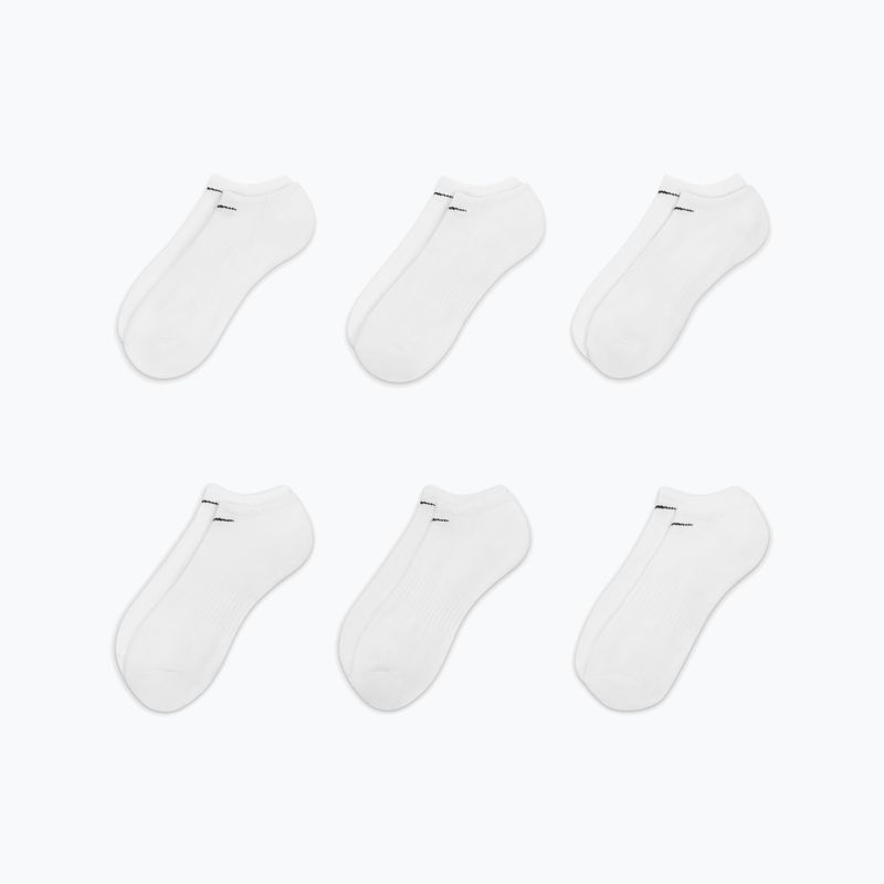 Ponožky Nike Everyday Cushioned No-Show 6 párů white/black 3