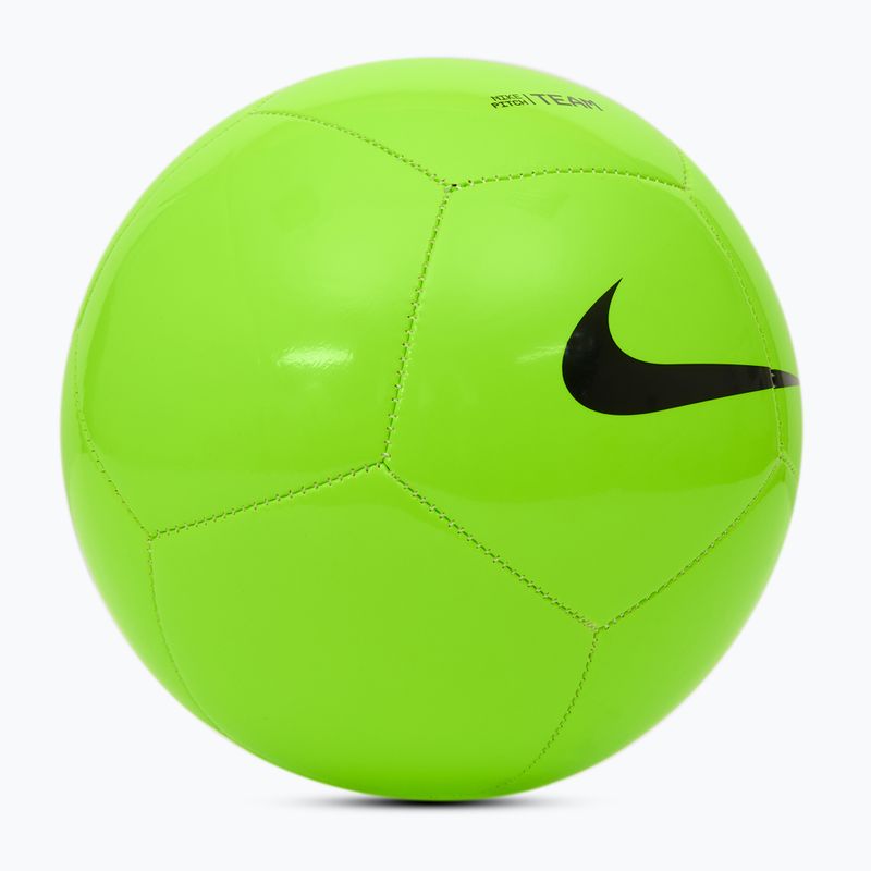 Fotbalový míč Nike Pitch Team velikost 4 electric green/black 2
