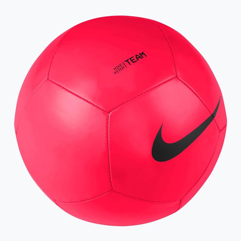 Fotbalový míč Nike Pitch Team bright crimson/black velikost 3 