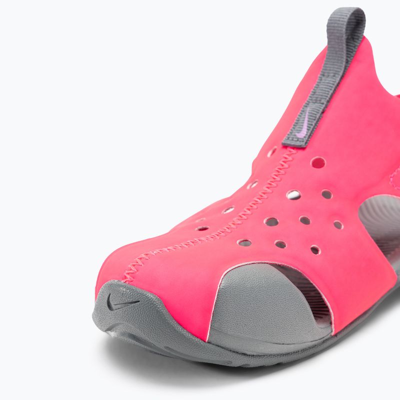 Dětské sandály Nike Sunray Protect 2 hyper pink/smoke grey/fuchsia glow 7