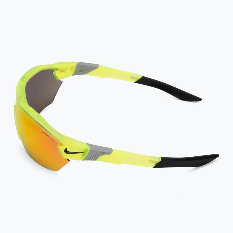 Pánské sluneční brýle  Nike Show X3 Elite L matte volt/road red mirror 4