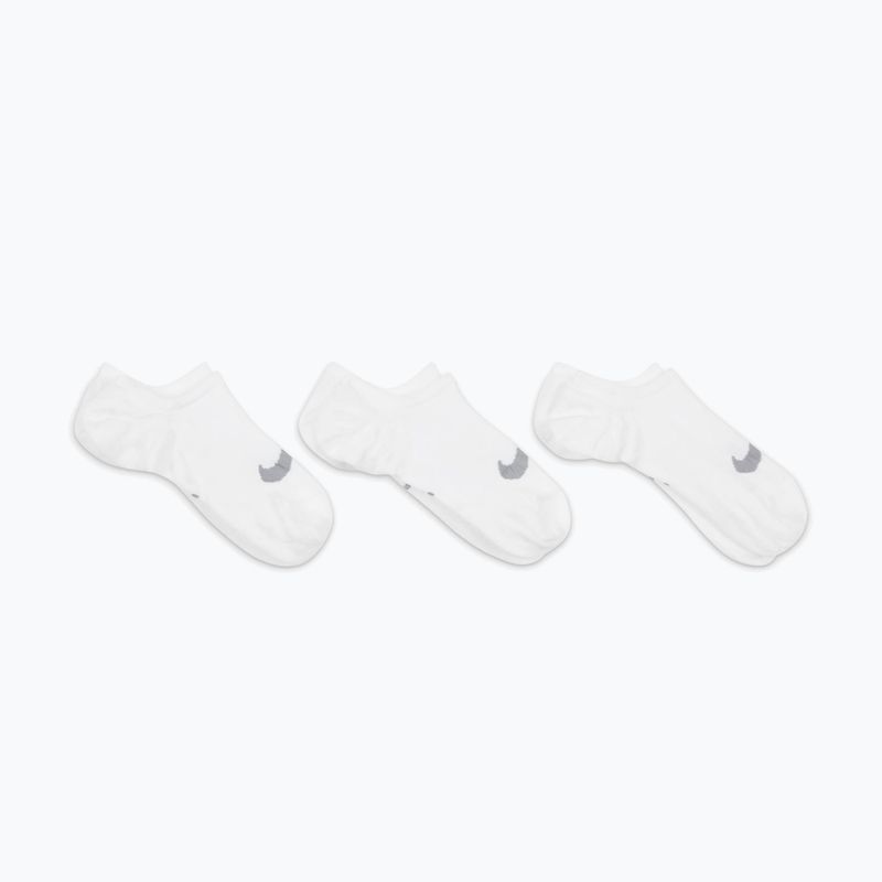 Dámské ponožky Nike Everyday Plus Lightweight Footie 3 páry white/wolf-grey 7