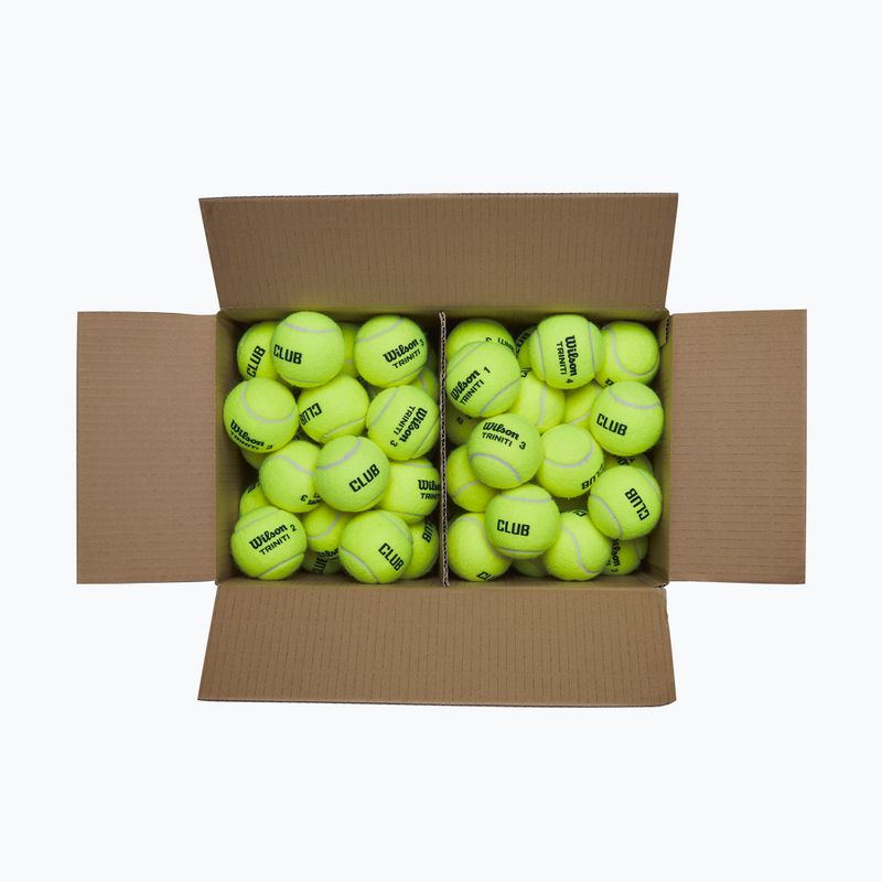 Tenisové míče Wilson Trinity Club 72 pcs. yellow 3