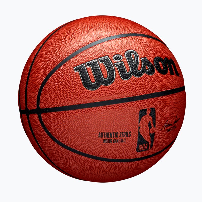 Basketbalový míč Wilson NBA basketbal Authentic Indoor orange velikost 7 2