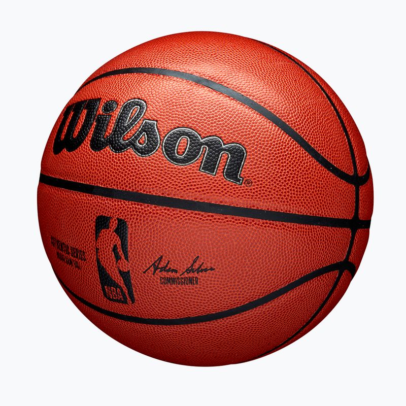 Basketbalový míč Wilson NBA basketbal Authentic Indoor orange velikost 7 3